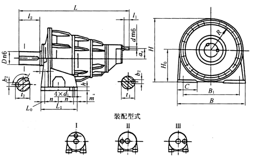 NCZD行星齒輪減速器外形